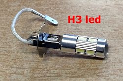 Led žárovka H3 NEW12V 20W ultra svítivá
